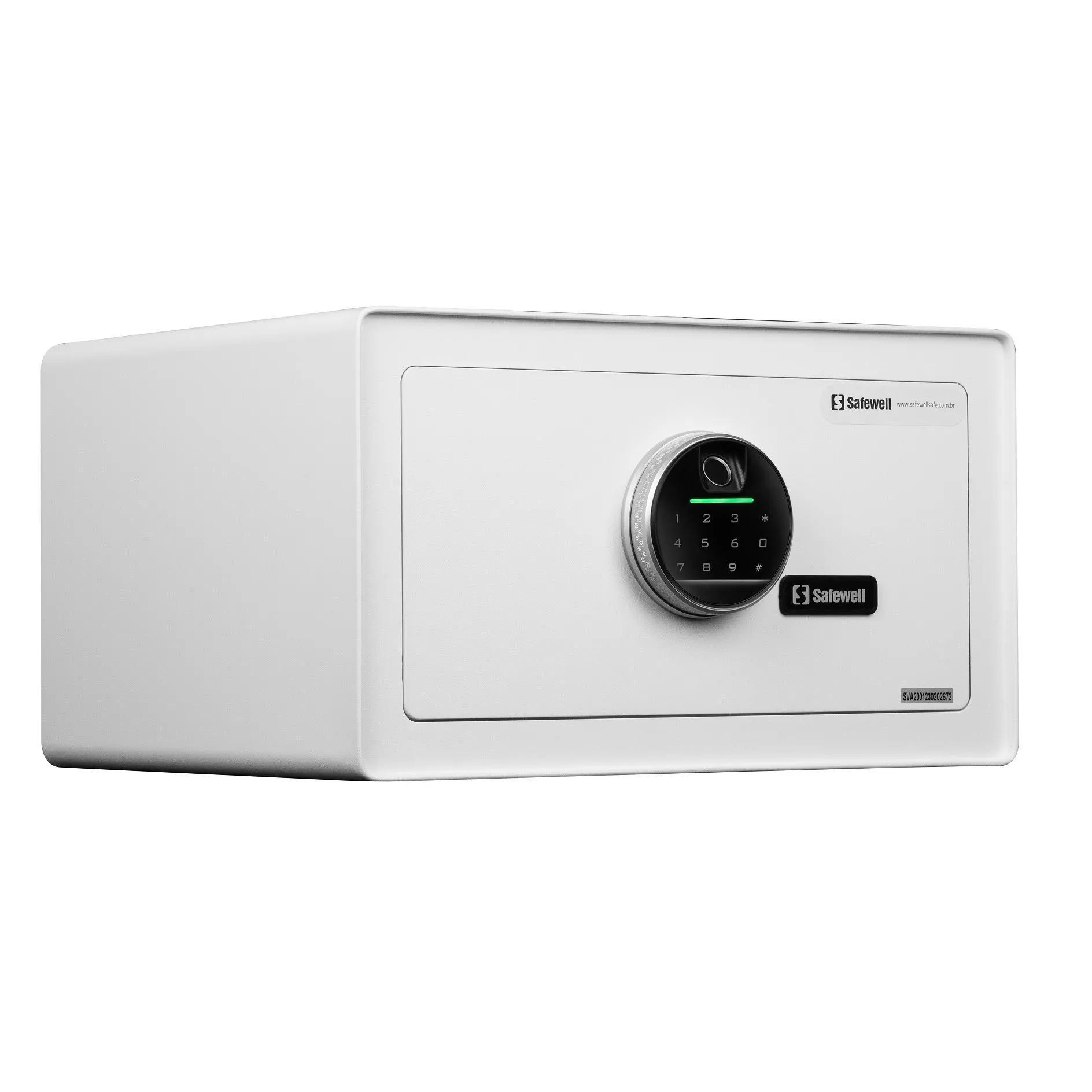 Cofre Biométrico Safewell C/ Entrada Bateria 9V - Mod E9008E